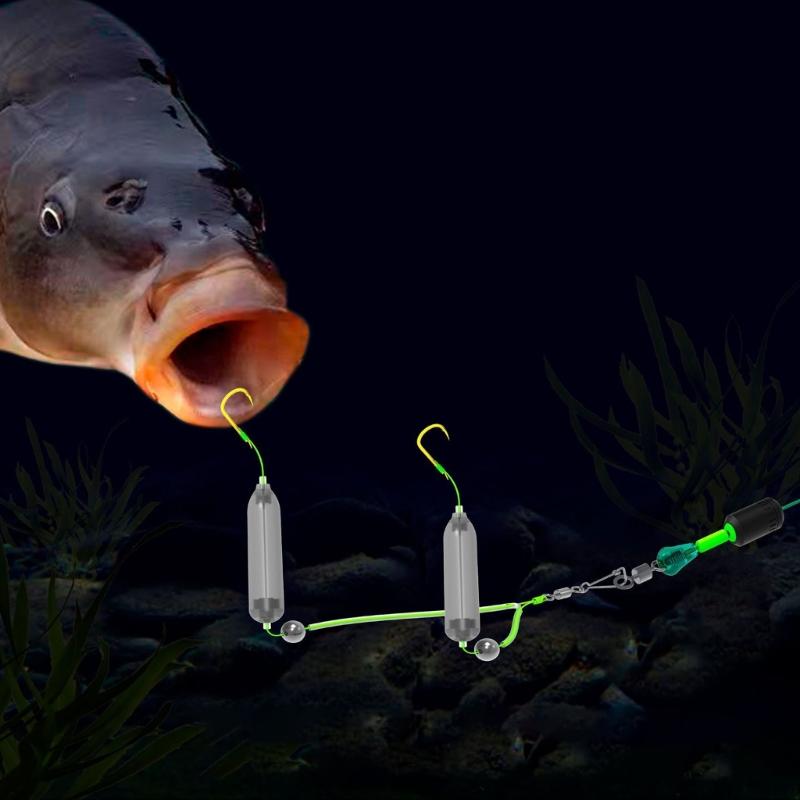 Fishing Tackle Accessories Reverse Bottom Rigs Iseni Hook Floating Tear Drop Rig Anti Separation Base Fishing Hook