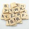 Wooden Scrabble Tiles Educational Wooden Puzzle Toys Nontoxic Letter Tiles Toy for Kids