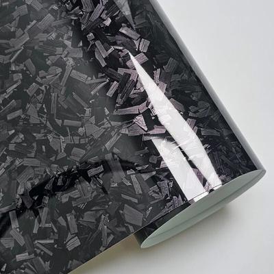 High Glossy Forged Carbon Fiber Black silver Wrapping Vinyl Film For Motorcycle Stickers Decals Auto Car Accessories Wrap Foil