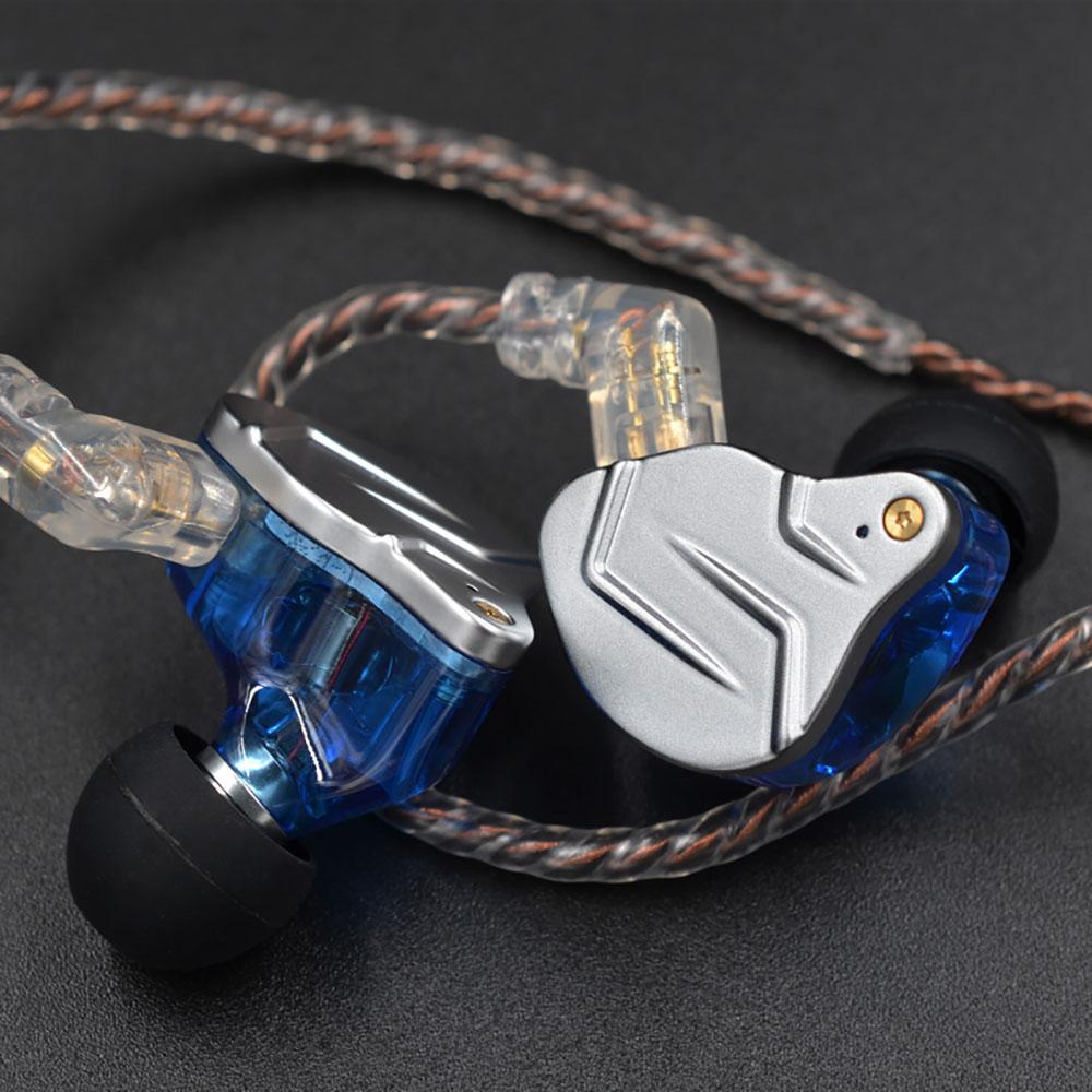 KZ ZSN Pro 3.5mm Wired Earphone With Microphone 1DD+1BA Hybrid Driver Technology In-Ear Hifi Headphones Metal Earbuds Noise Reduction Headset.