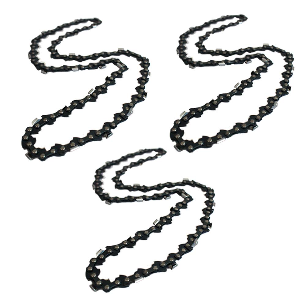 Three Standard Mutohiro Saw Chains for 91VXL-52E (Husqvarna: H35-52E / Steel: 63PM3-52)
