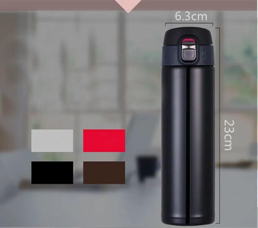 Cana de călătorie Cafea de birou Sticlă de ceai Sticlă de apă Cești termos Cana din oțel inoxidabil vaso termico acero inoxidable