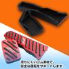 KOKATO Aluminum Brake Pedal Covers for Chevrolet Camaro 2017-2024, Tool-Free Installation with Dedicated Logo, Easy Interior Customization Accessory,
