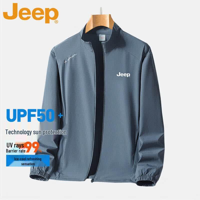 Jeep Leichte Herren-Sommer-Sonnenschutzkleidung