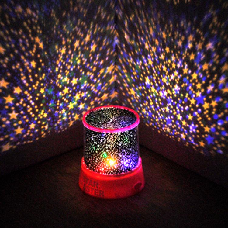 LED hvězdný noční projektor Barevné noční světlo Spící světlo Plně hvězdné projekční světlo Dárková atmosféra Hvězdné noční světlo