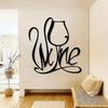 Wine Theme Metal Wall Sculpture Heavy Duty Iron Art Black Grape Design Wine Lover Gift Home Bar Decor