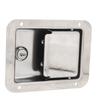 Stainless Steel Paddle Lock with 2 Keys - Durable & Secure for RV/Trailer/Truck Toolbox