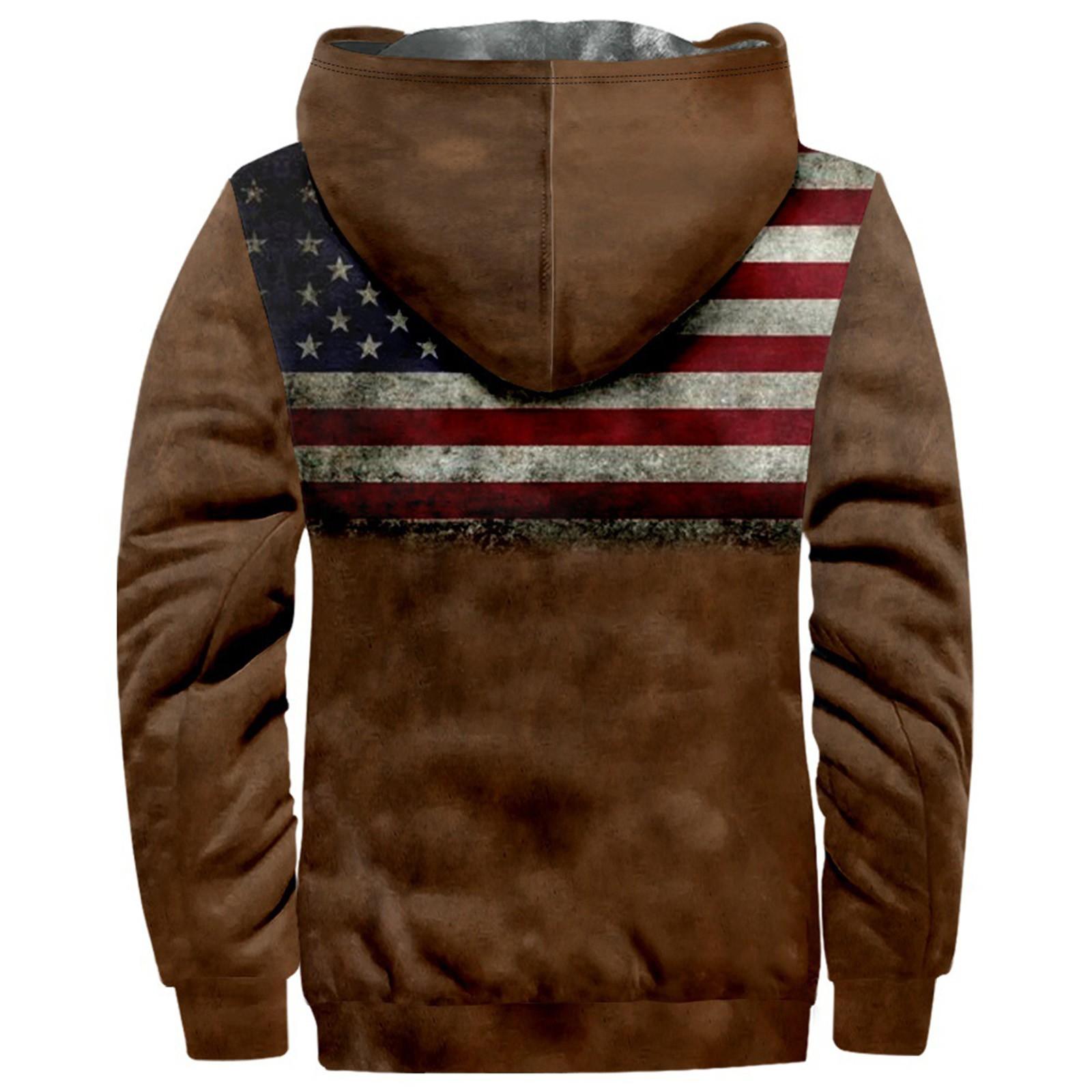 Мужская куртка с принтом флага — фото 6