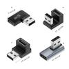 90 Degree Right Up Down Angled USB3.0 Male To Female Extension Adapter for Laptop PC USB Chargers Extension Converter