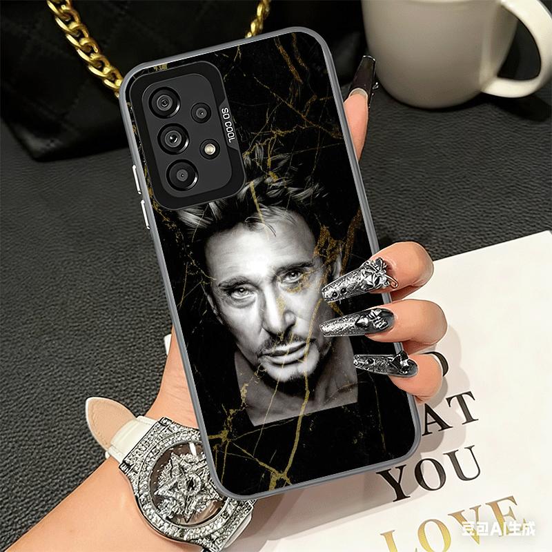 Johnny Hallyday Music Soft Phone Case for Samsung A17 A16 A15 A14 A13 A57 A56 A55 A54 A53 A37 A36 A35 A34 A33 A26 A25 A24 A23 A5