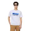 Calvin Klein Casual Comfortable Letter Logo Versatile Crew Neck Short Sleeve T-Shirt Men T-Shirt White 8R8056S-110