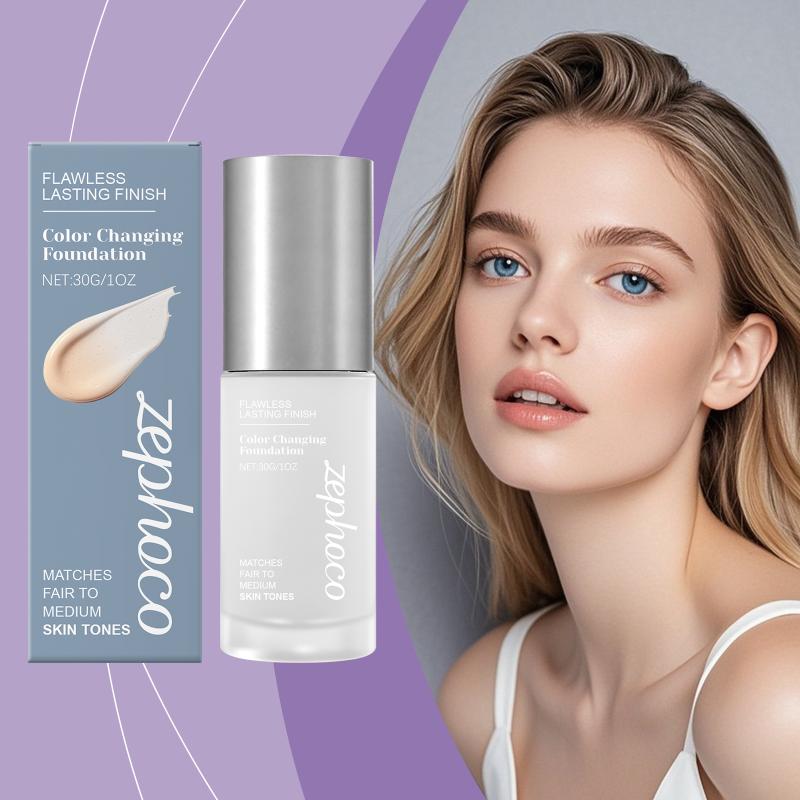 

Natural Color-changing Lightweight Foundation Thin, Delicate, Moisturizing, Adheres Well Creating Clear Natural Everyday Base one size