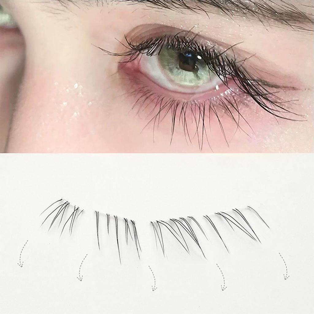 Thin Band Realistic Lower Eyelashes Individual Lashes Cluster Eyelash Suitable For Women Of All Ages