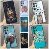Cute Cartoon Otter Case For Samsung Galaxy S22 S23 Ultra S21 S20 FE S9 S10 Note 10 Plus Note 20 Ultra Cover