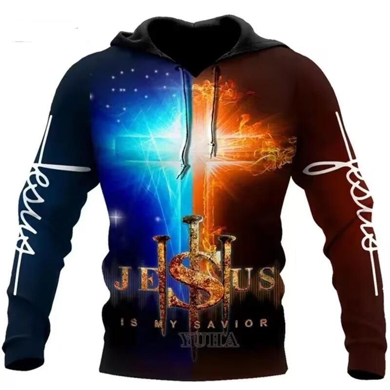 Men Sport Casual 3D Digital Print 100% Polyester Hoodies Men Clothes Fashion Hooded Sweater Coat