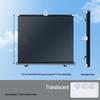 Retractable Titanium Silver Sunshade for Home & Car - High-Definition Transparent Car-Mounted Sun Curtain