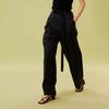 LESS 2024 Spring Casual Straight Wide-Leg Trousers