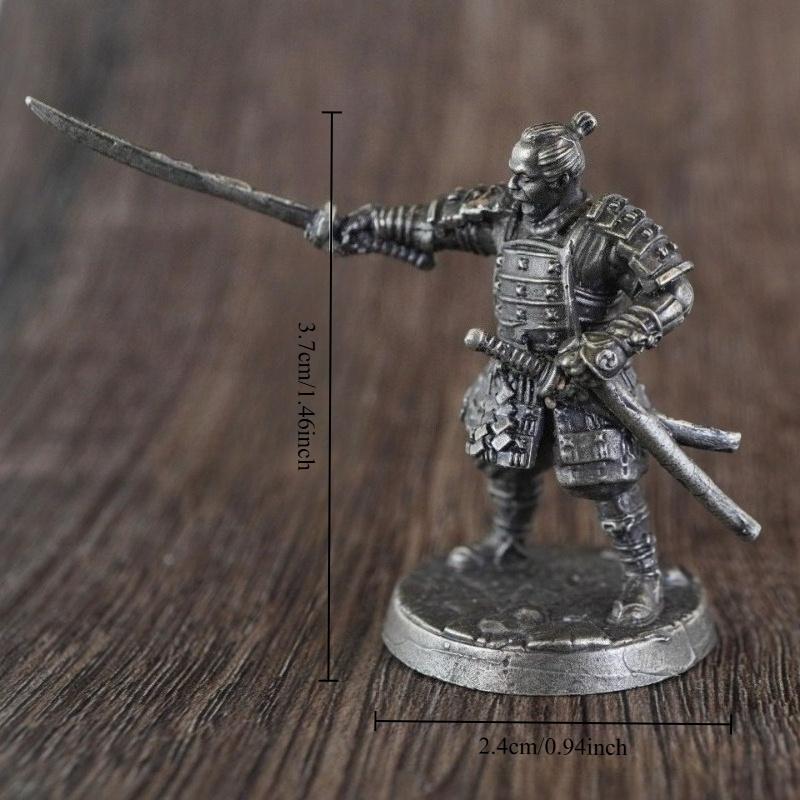 Brass War Legions Fearless Knight Soldier Models Miniature Figurine Collections Metal Chess Piece Table Game Ornament Gift