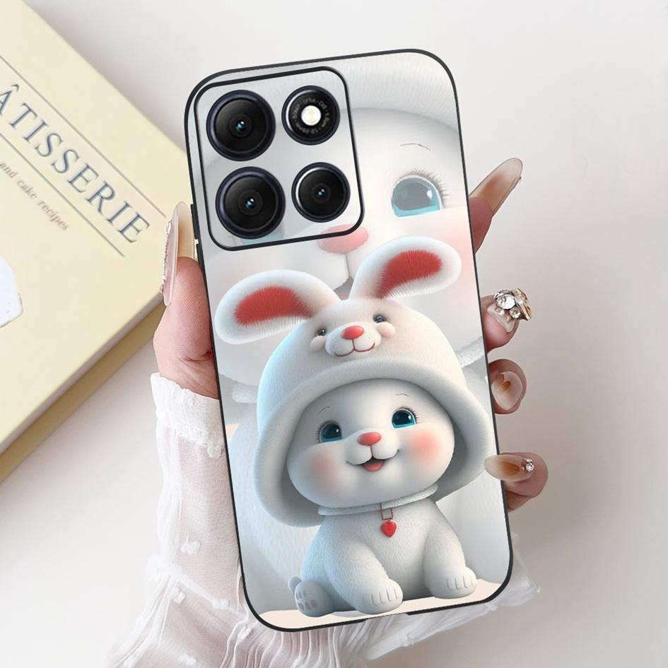 Shockproof Cover For Motorola Moto G86 Power Case Cute Cartoon Rabbit Soft Silicone Phone Cover For Moto G56 G 86 G86Power Funda