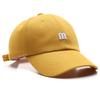 Hat Parent-child Simple M Letter Embroidery Baseball Cap Spring and Summer Sun Protection Breathable Tide Baby Cap