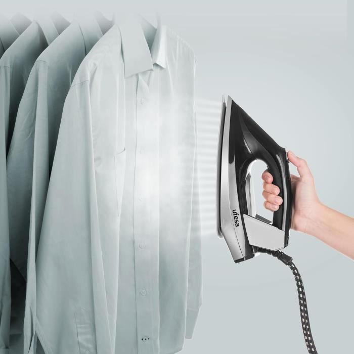 Centrale vapeur ufesa digital care 2600w,7 bars,thermostat digital,led display,mode eco et max,semelle ceramique,cartouche anti-c