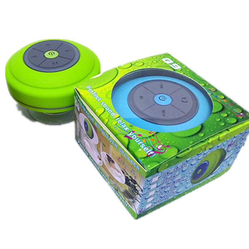 Q9 Bluetooth LED Speaker: Waterproof, Suction Cup, Card Insert, Wireless Mini Speaker for Bathroom.