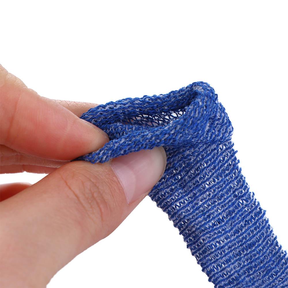 Blue White 15x600mm Sports Safety Finger Tubular Bandage Finger Cover Finger Cots Finger Bandage