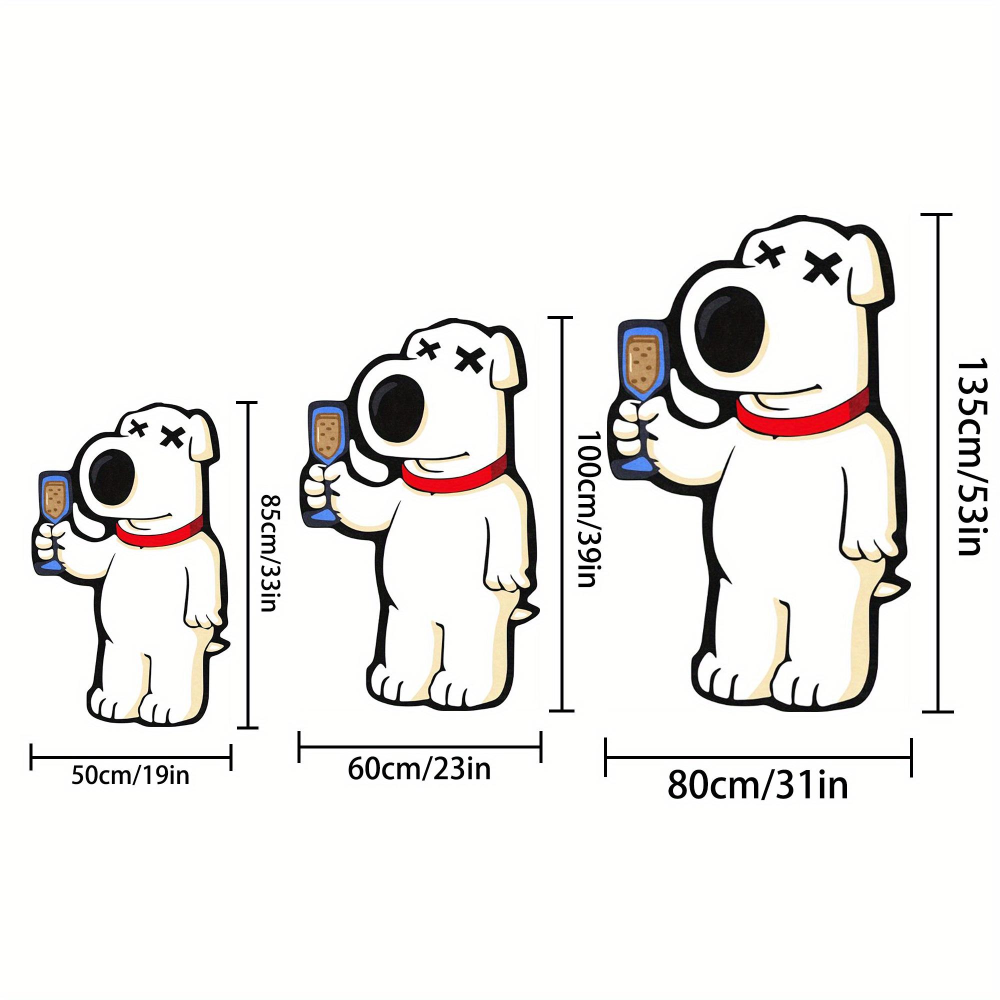 

VIKAMA Cartoon Bear Carpet Irregular Carpet Full Body Mirror Carpet Rug For Bedroom Live Room Soft Bedside Rug Home Decoration 50X85CM
