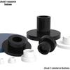 T-shaped Nylon Gasket Ring Screw Shaft Sleeve, Round Concave-Convex Insulation Pad, M2-M35