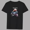 Men's T-shirt Basic Print Short Sleeve Anime Top Mushroom  Series Casual Black  O-neck Youth Men's Commuter Comfortable Shirt