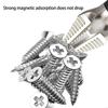 6Pcs K5 Impact Driver Bit Set 1/4inch Hex Shank Crossing Head Screwdriver Bit Steel Magnetic Crossing Bit Attachment