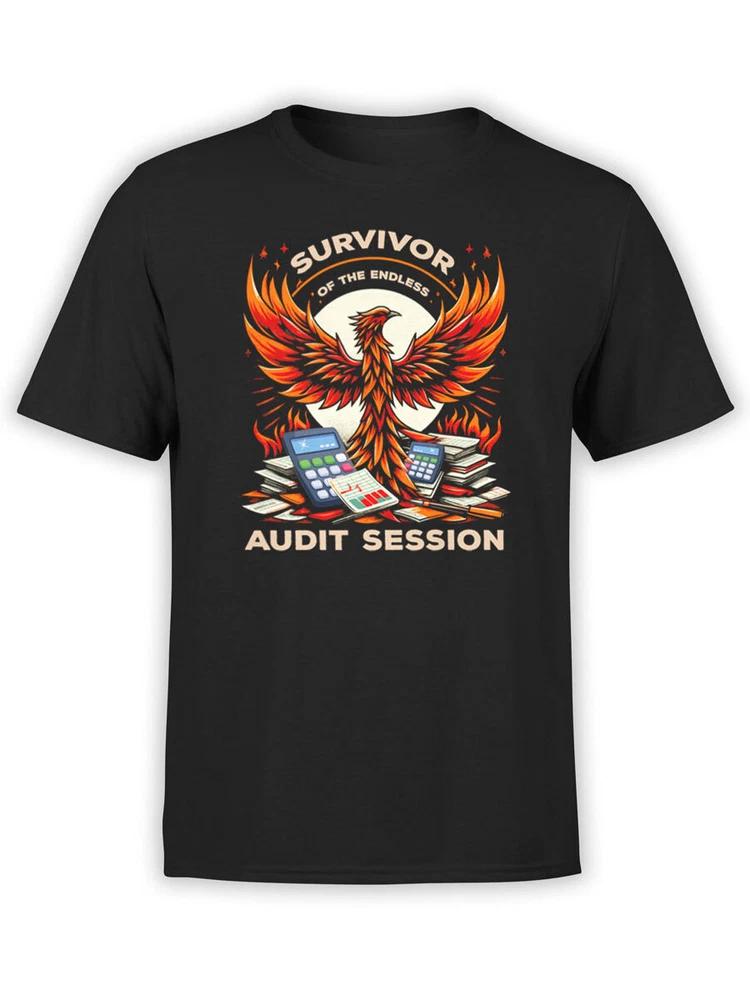 Accountants Tshirt Collection Audit Session Survivor Tshir Unisex S