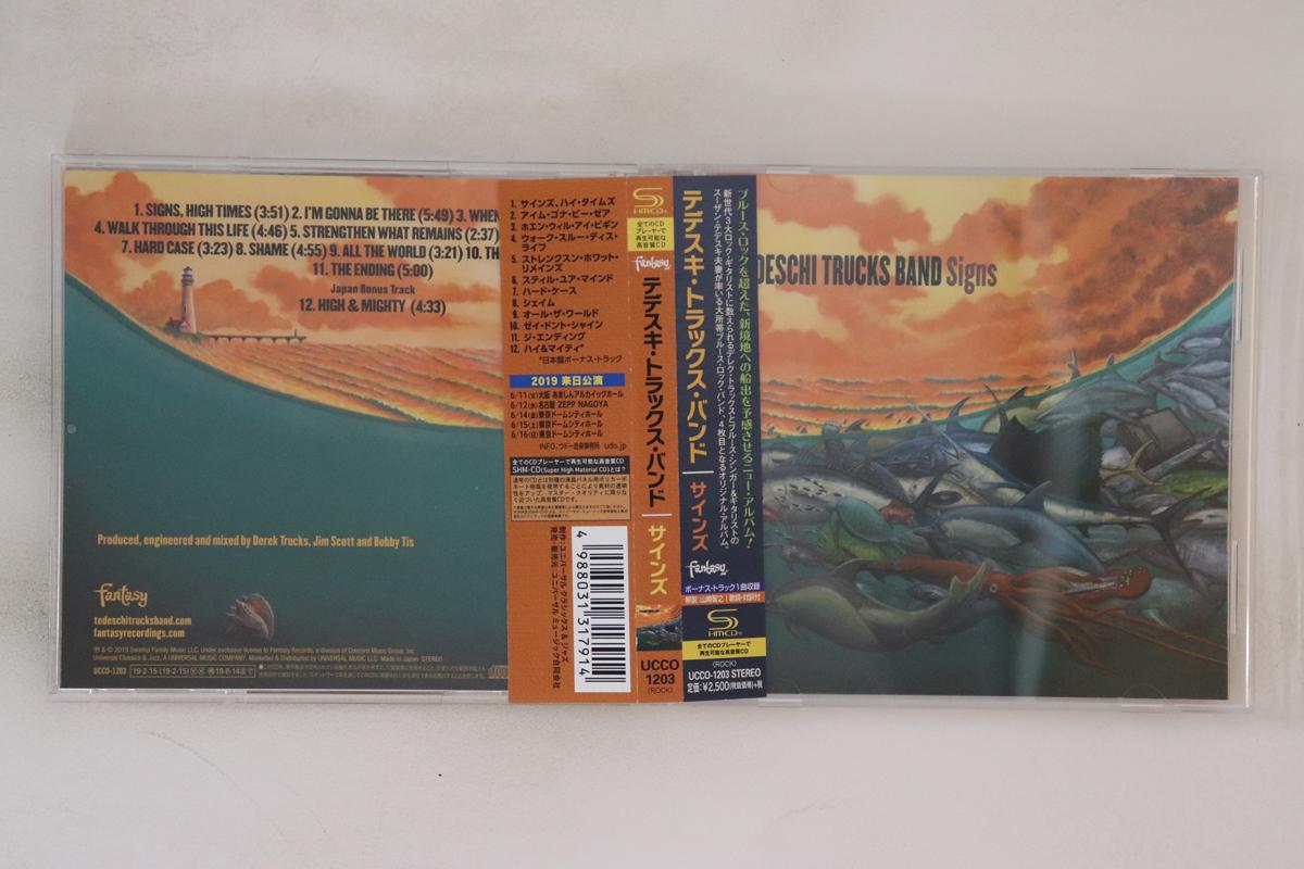 

CD TEDESCHI TRUCKS BAND Signs UCCO1203 FANTASY 2019 Japan Obi Rock Used
