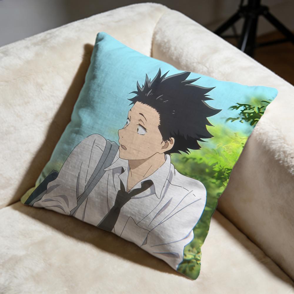 Popular AASilent Voiceew Cushion Cover Soft Decorative Pillow Case Suitable for Bedroom Sofa Car Travel Use