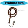 Classical Religious Bracelet Rosary Wood Beads with Fringe for Daily Wear or Gift for Spiritual Comfort Religious Gift