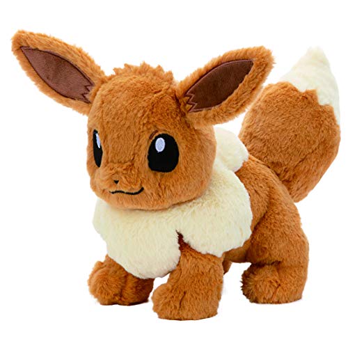 Pokemon Floppy Plush Toy M - Eevee (approx. 24cm Tall)