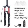 BOLANY MTB Supension Rebound Adjustment Double Air Fork 26/27.5er/29er Magnesium Alloy Travel 100mm  32 RL Bike Accessories