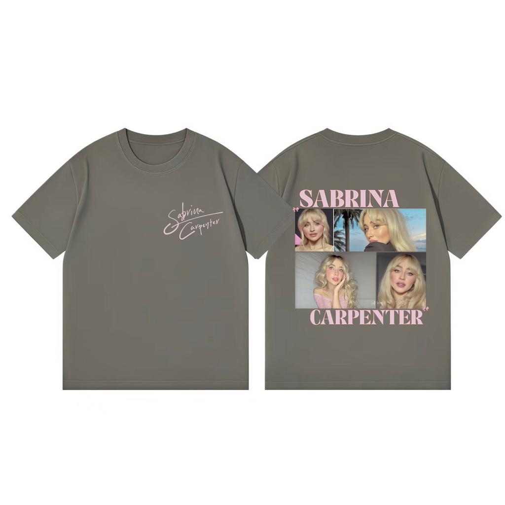 Singer Sabrina Carpenter Graphic T Shirts Unisex Women Fashion Aesthetic Short Sleeve Tshirts Summer Casual Loose Cotton Tshirt