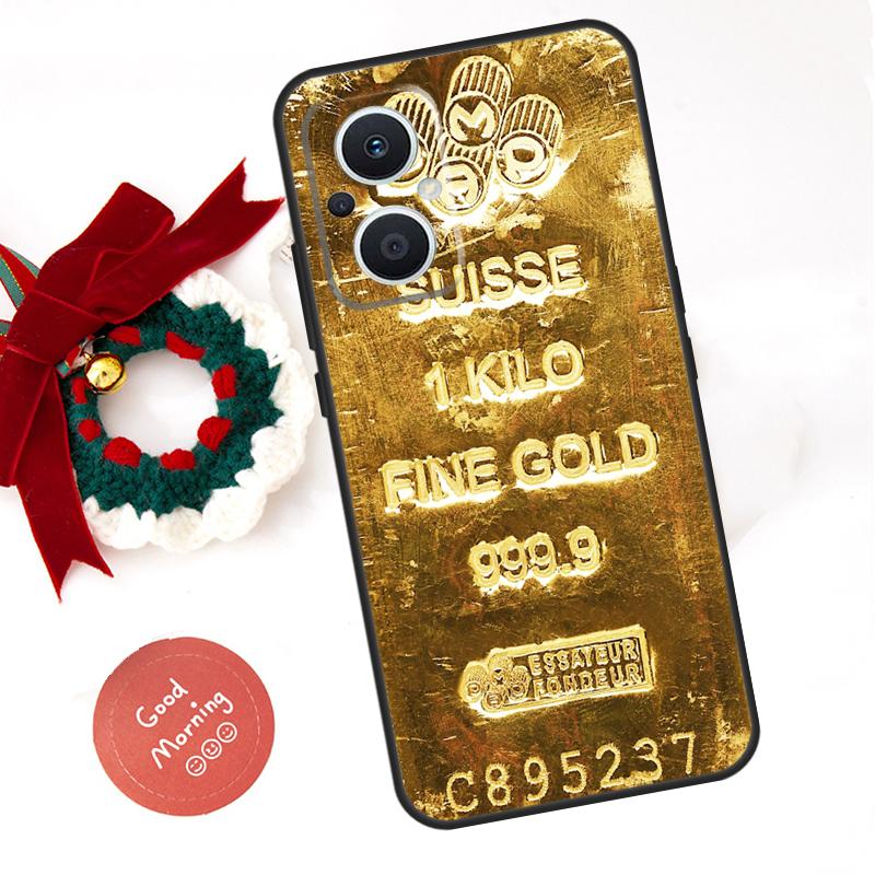 Switzerland Fine Gold Funda For OPPO Reno 13 F 14 10 11 12 Pro 12F 11F 14F 7 8 Lite OPPO Find X9 X8 X6 X5 Pro Case