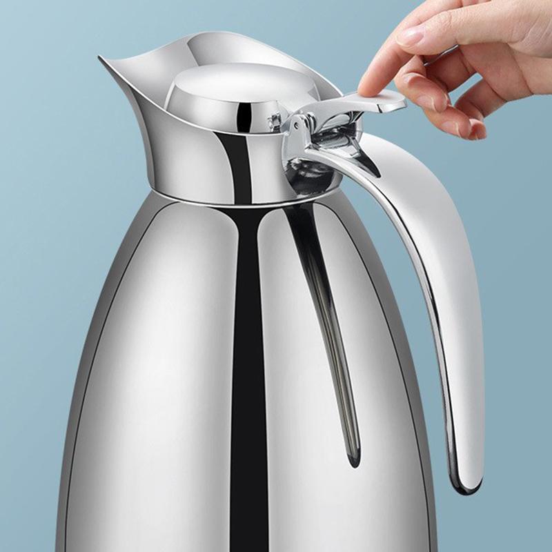 Large 1.5L/2L Double Layer Stainless Steel Thermos Bottle Home Bar Thermal Flask Insulated Tea Coffee Hot Water Jug Kettle