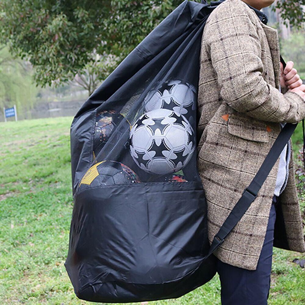 

Drawstring Mesh Bag Oxford Ball Storage Bag Stable Net Bag Rugby