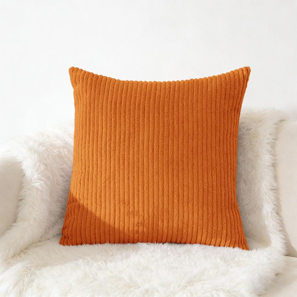 70x70 65x65Large Size Corduroy Pillow Cover Soft Plush Flannel Cushion Cover Fluffy Couch Pillow Case for Sofa Living Room Decor