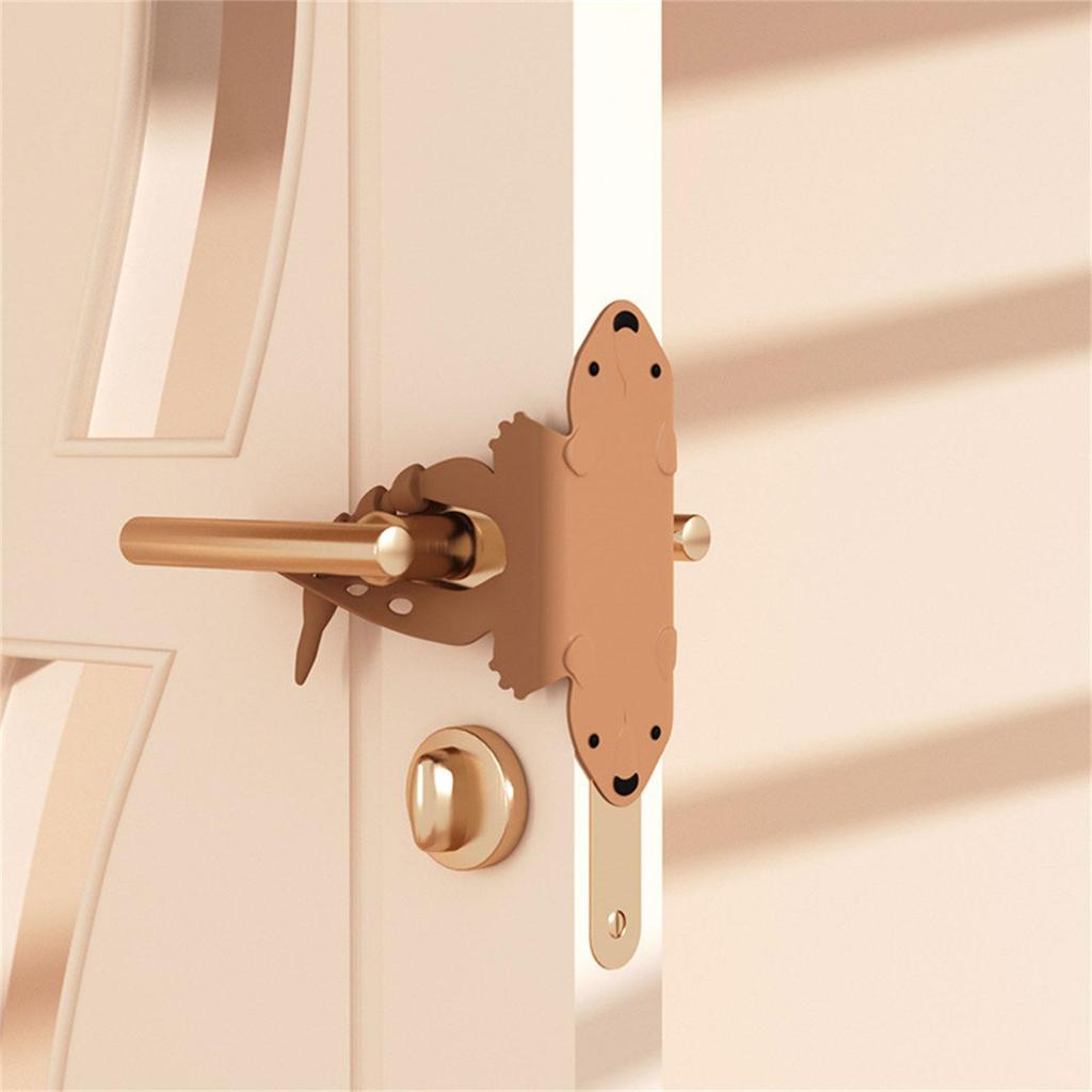 Dörrdämpare Tyst Kuddad Låsskydd Ljudreducerare för Barnkammare Babyrum & Lättsovande Ljudkontroll