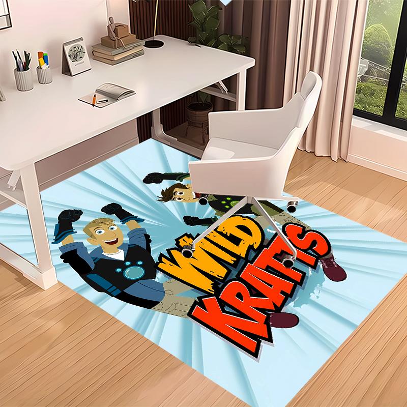 Wild Kratts Printed Absorbent Washable Carpet, Non-Slip Bathroom Mats, Kitchen Rugs, Yoga Mat,Living Room Entrance, Camping Picnic Rugs
