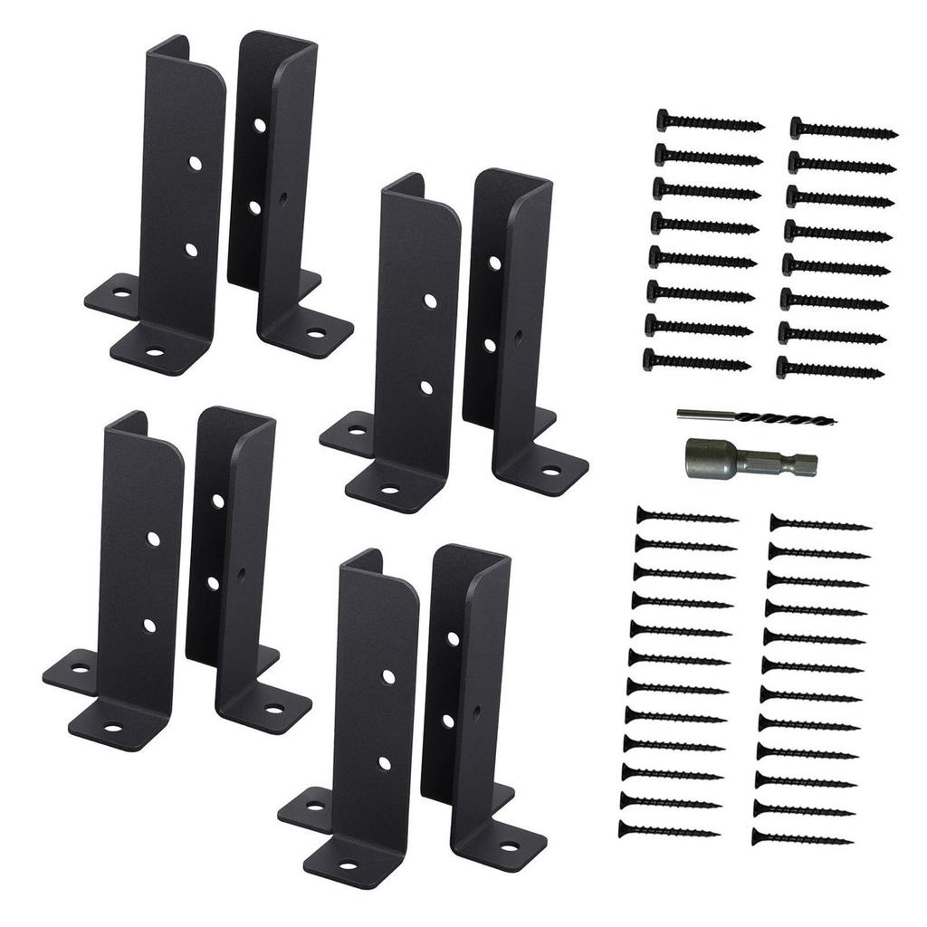Post Base Bracket Hardware Rust Resistant Premium Deck Post Anchor Base Bracket Railing Post Bracket Fence Post Anchor Bracket