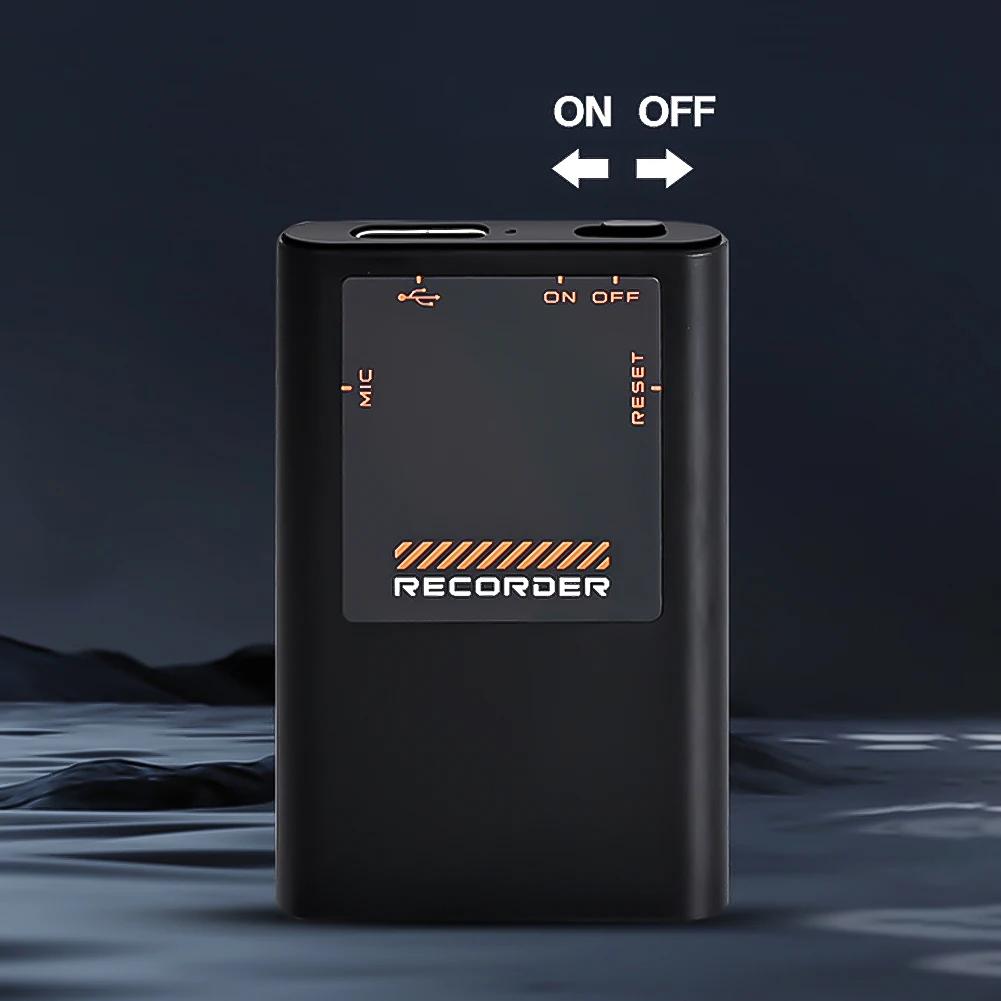 M11 Mini Enregistreur Vocal AI Suppression de Bruit Enregistreurs Numériques à Déclenchement Vocal avec Lecture pour Conférences Réunions Interviews