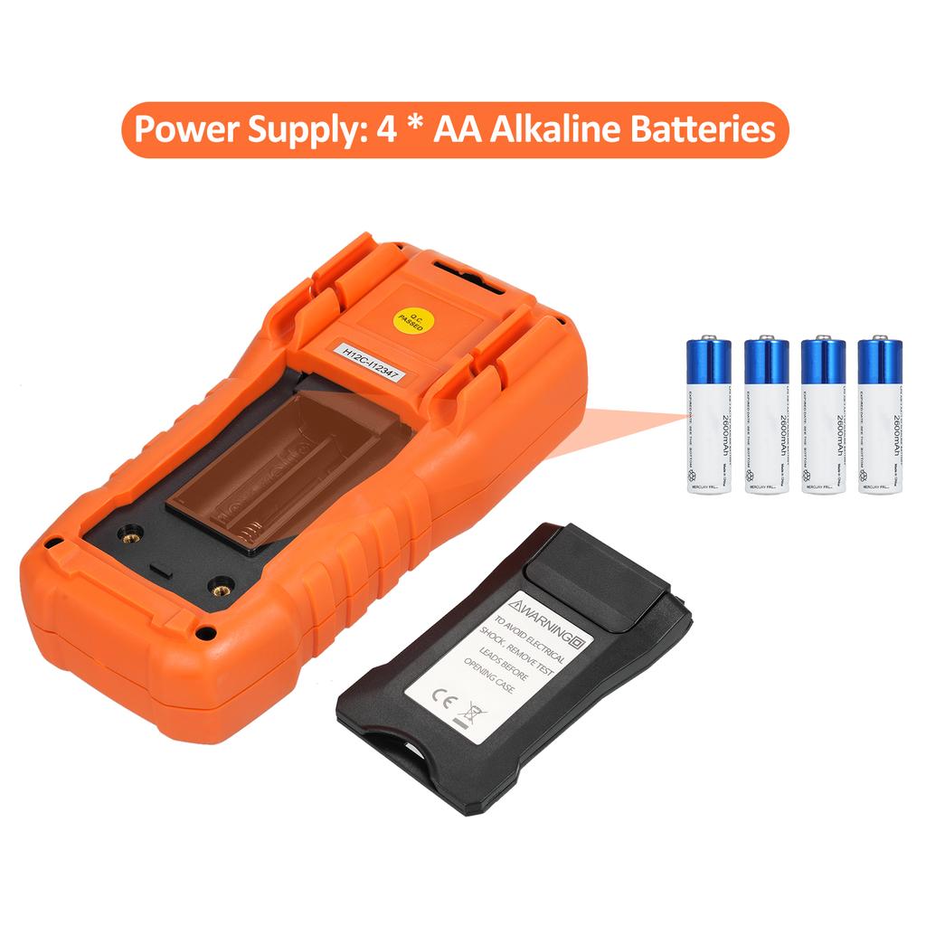 Insulation Resistance Tester 501002505001000V Megohmmeter and Multimeter with 2 Test Leads