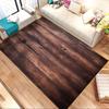 wooden texture Crystal Velvet chair mat Area Rug - Non-Slip, Floor Mat, Office Desk Chair Rugs, Bedroom Decor.Christmas Gift-1106181
