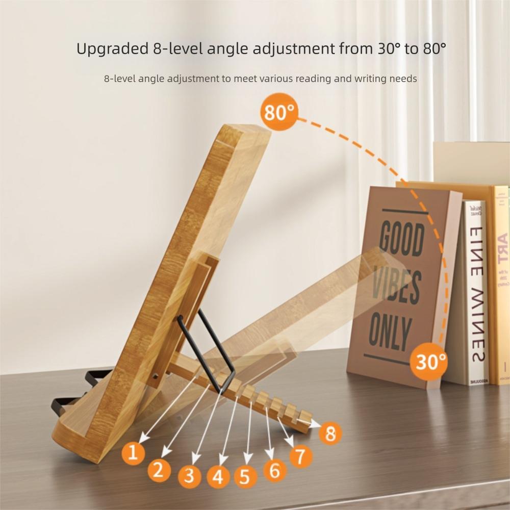 Tilt Angles Book Stand 8 Adjustable Post Stand High Quality Reading Holder