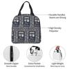 Pride And Prejudice Florals Quote Insulated Lunch Bag for Kids School Cooler Thermal Food Box Tote Lunch Boxes Container